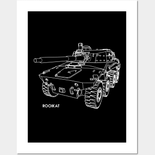 Rooikat tank Posters and Art